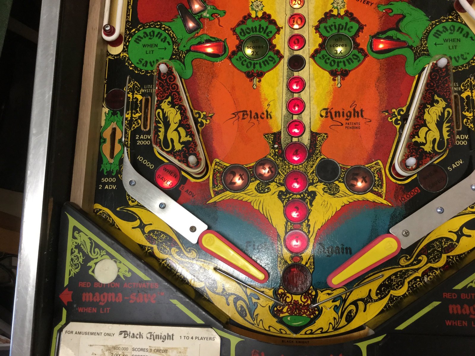 Black Knight Lights/Switches