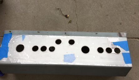Holes drilled out