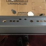 Vinyl on control panel.