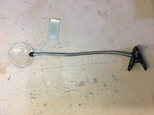 Magnifying glass and mirror