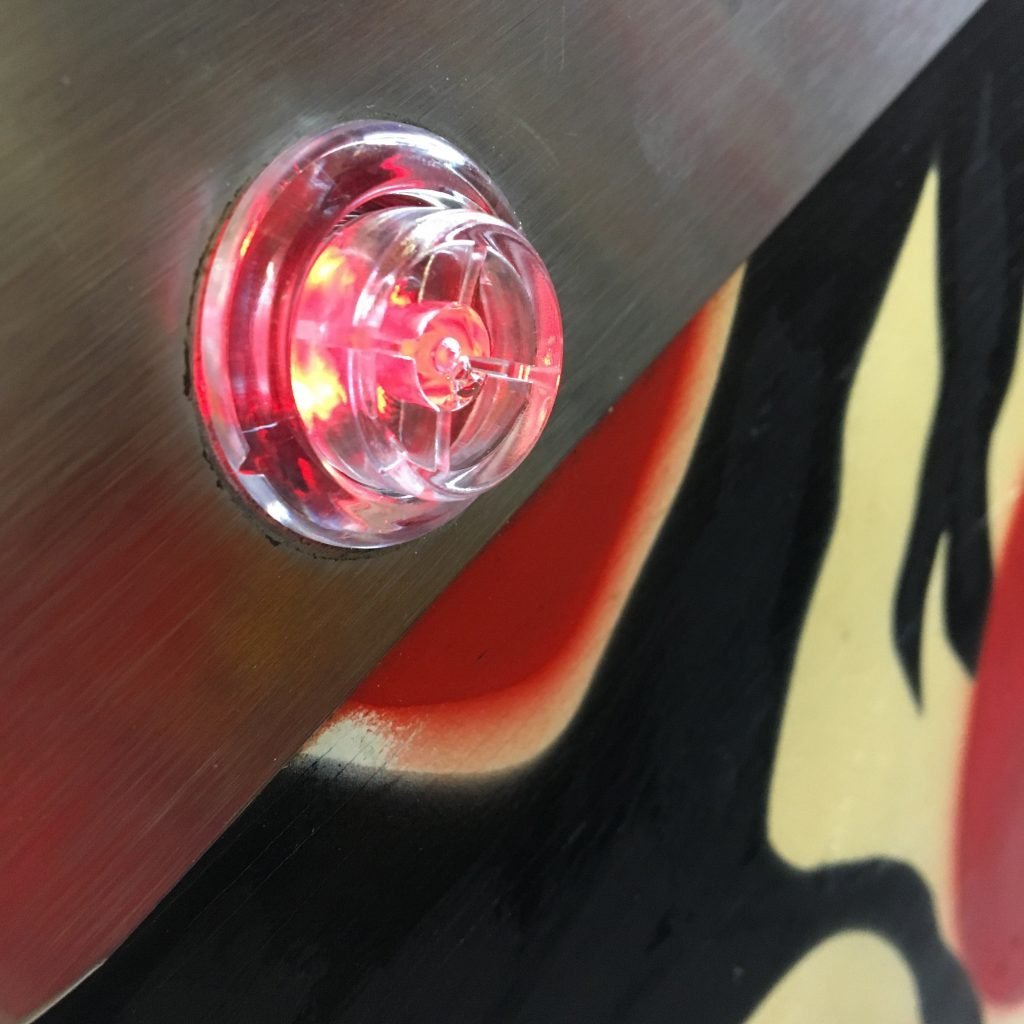 Clear flipper button