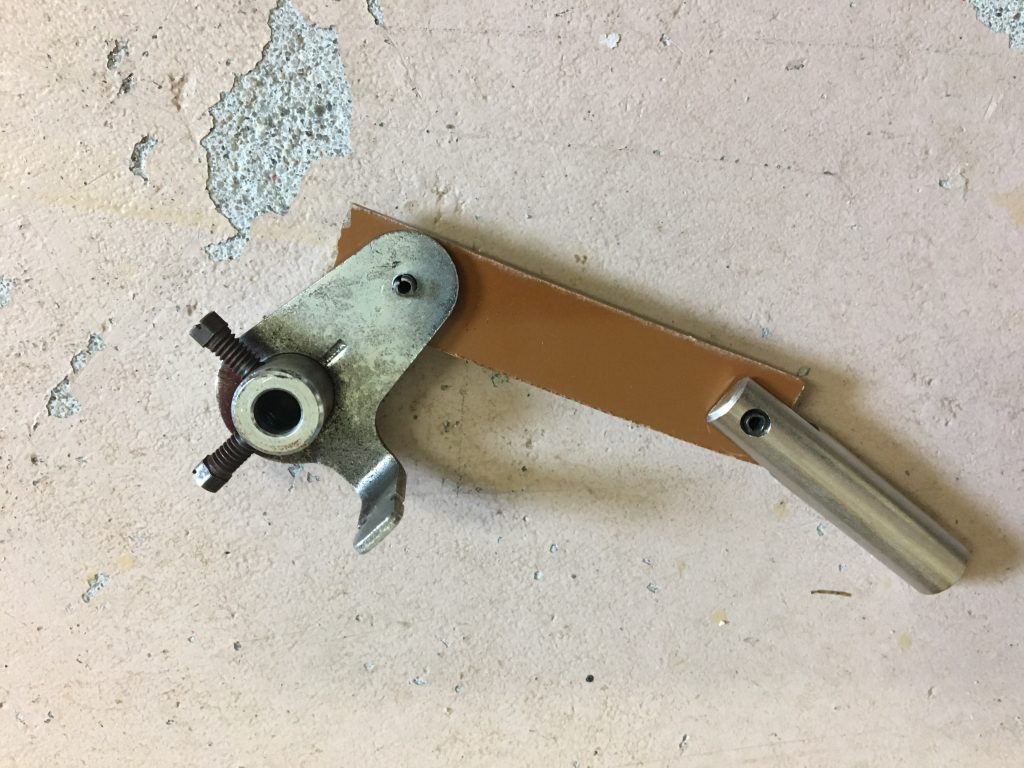 New link and plunger installed