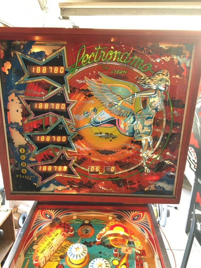 Lectronamo backglass