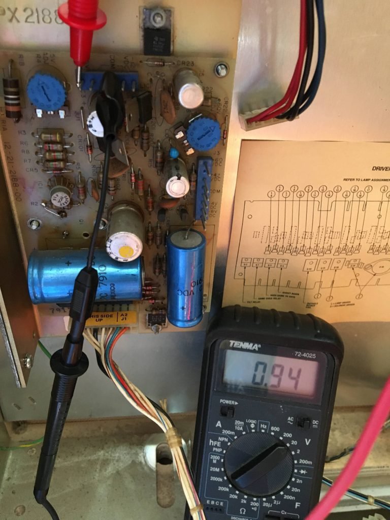 Testing voltage 