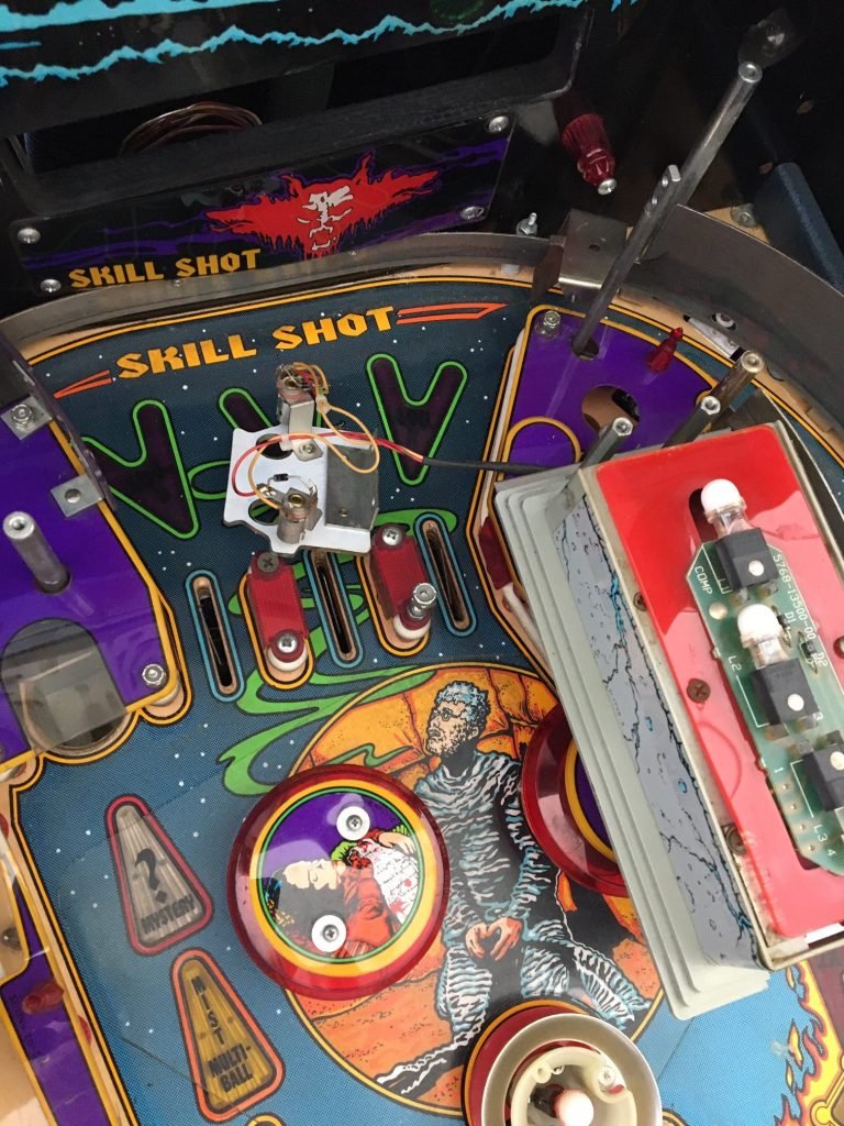 Dracula toy being removed