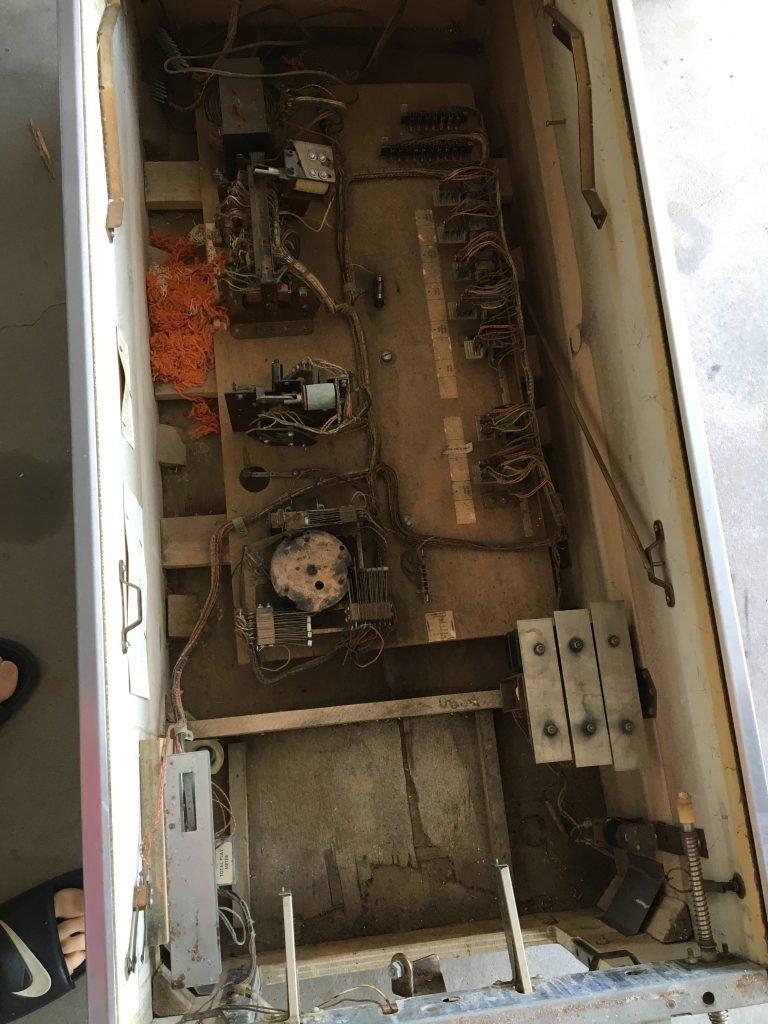 Bottom of the cabinet