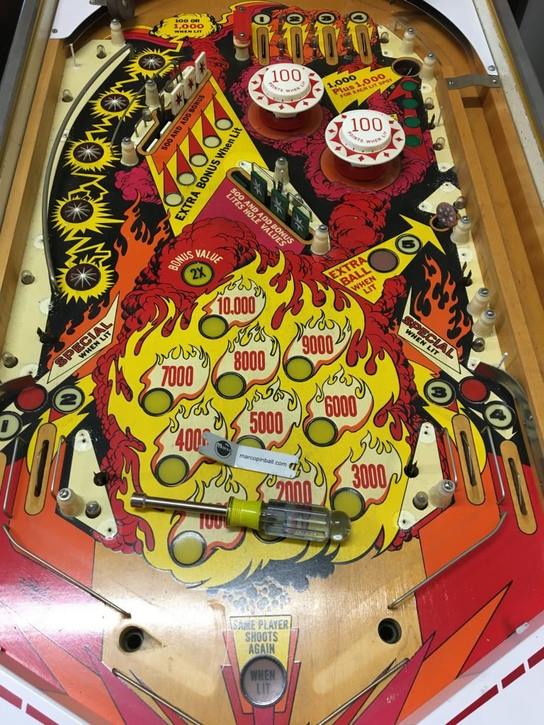 Playfield post removed