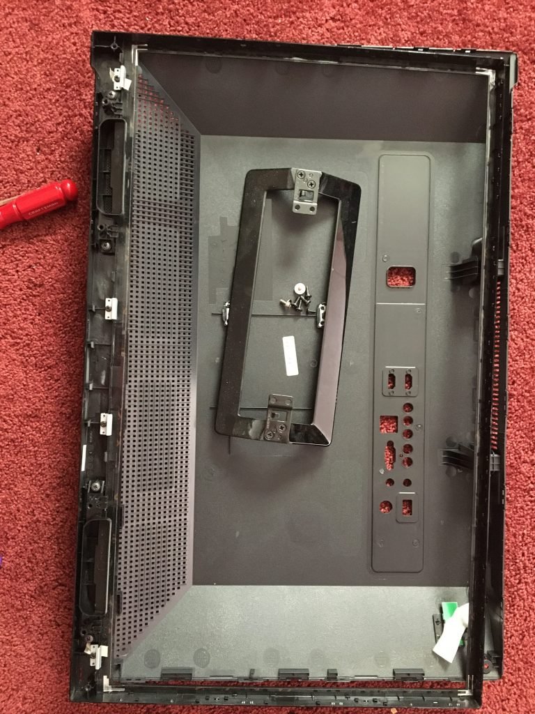 TV case removed