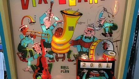 Back glass with lights