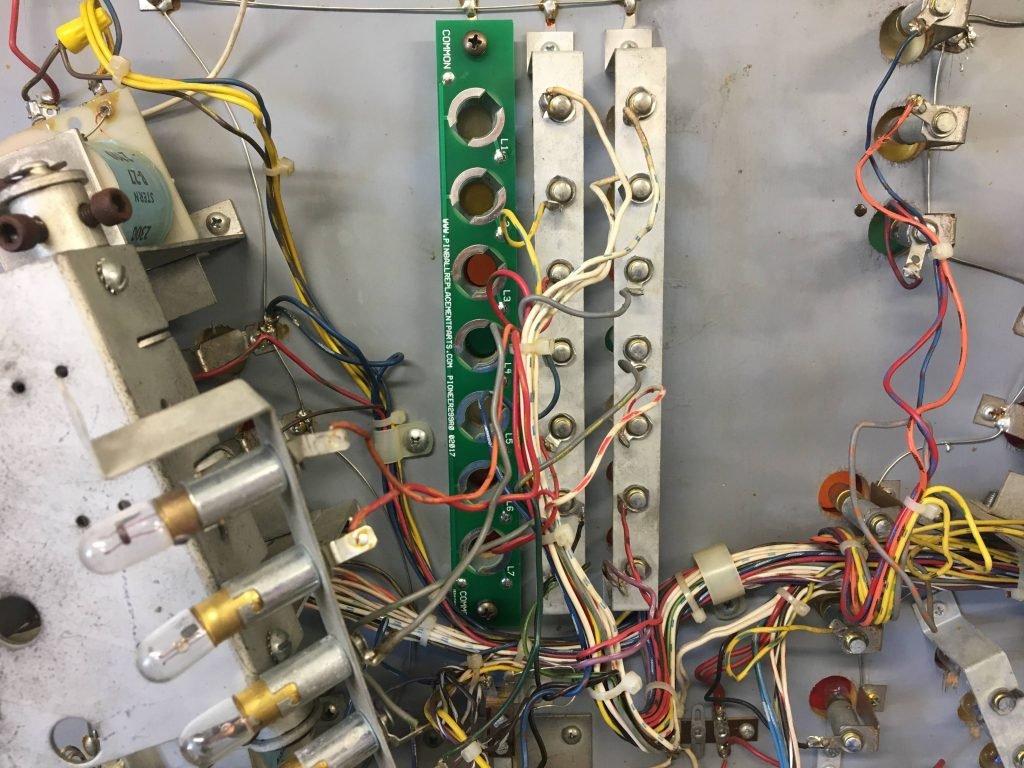 One new lamp board replaced