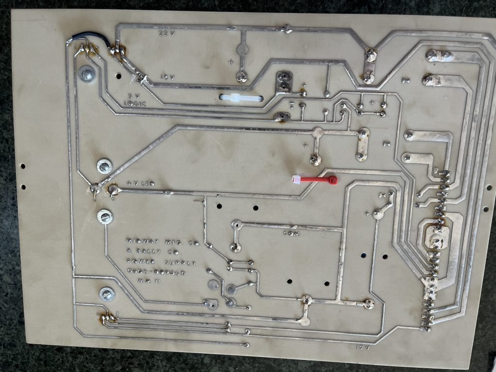 Backside of Power Supply