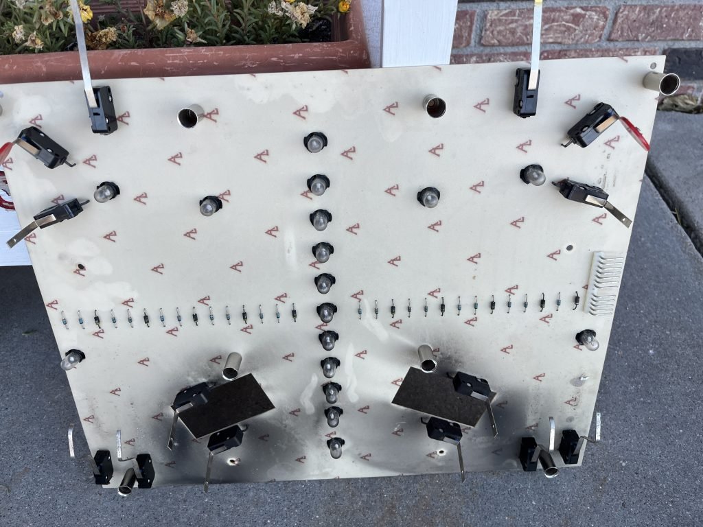 Bottom playfield board